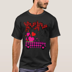Buffalo Karierte Vintage LKW-Wärme XOXO Valentine T-Shirt