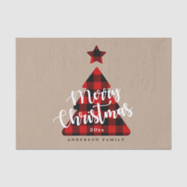 Buffalo Karierte Weihnachtsbaum Seidenpapier