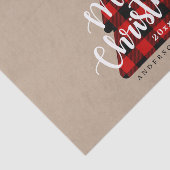 Buffalo Karierte Weihnachtsbaum Seidenpapier (Ausschnitt)