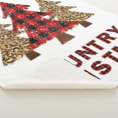 Buffalo Karierten Weihnachtsbaum Sherpa Blanket Sherpadecke (3/4)
