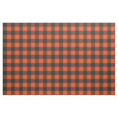 Buffalo Karierter Karo Muster Schwarz Orange Stoff (Yard (91,4 cm))