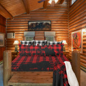 Buffalo Karierter Pinienwaldbär Seitenschläferkissen