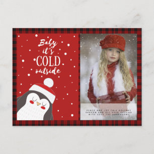 Buffalo Kariertes Foto Xmas Neujahr Folklore Art P Postkarte