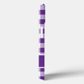 Buffalo Kariertes Muster Lila White Personalize Case-Mate iPhone Hülle (Rückseite / Rechts)