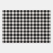 Buffalo Kariertes Muster Set Weihnachten Geschenkpapier Set (Vorderseite 3)