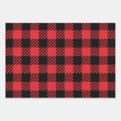 Buffalo Kariertes Papierpaket für große Karos Geschenkpapier Set (Vorderseite 3)