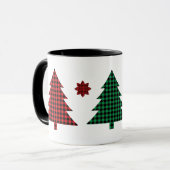 Buffalo-Karo-Bäume Tasse (Vorderseite Links)