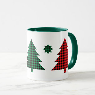 Buffalo-Karo-Bäume Tasse