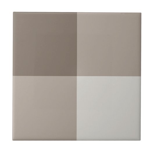 Buffalo Karo Beige Cream Ivory Gingham Fliese (Vorderseite)