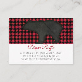 Buffalo Karo Black Bear Baby Boy Diaper Raffel Begleitkarte