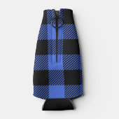 Buffalo Karo Blue & Black Lumberjack Kariertes Dek Flaschenkühler (Rückseite)