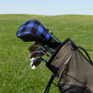 Buffalo Karo Blue & Black Lumberjack Kariertes Dek Golf Headcover