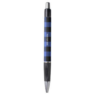 Buffalo Karo Blue & Black Lumberjack Kariertes Dek Kugelschreiber