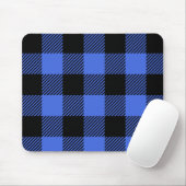 Buffalo Karo Blue & Black Lumberjack Kariertes Dek Mousepad (Mit Mouse)