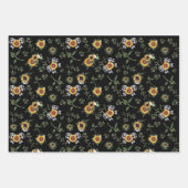 Büffalo Karo Bow & Sunflower Trio Wrapping Paper Geschenkpapier Set (Vorderseite 3)