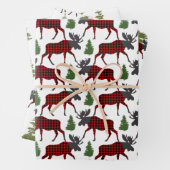 Buffalo Karo Bull Moose Geschenkpapier Set (Beispiel)