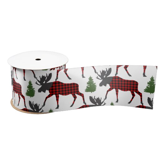 Buffalo Karo Bull Moose Satinband (Spule)