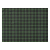 Buffalo Karo Celtic Green and Black Squares Karier Tischdecke (Vorderseite (Horizontal))