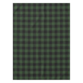 Buffalo Karo Celtic Green and Black Squares Karier Tischdecke (Vorderseite)