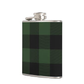 Buffalo Karo Celtic Green und Black Squares Karier Flachmann (Links)