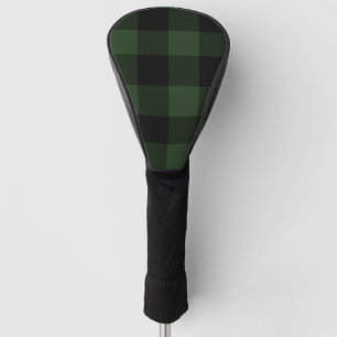 Buffalo Karo Celtic Green und Black Squares Karier Golf Headcover