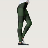 Buffalo Karo Celtic Green und Black Squares Karier Leggings (Rechts)