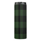 Buffalo Karo Celtic Green und Black Squares Karier Thermosbecher (Rückseite)