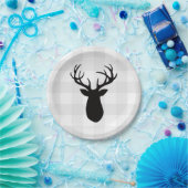 Buffalo Karo Deer Wilderness Kabine Pappteller (Party)