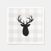 Buffalo Karo Deer Wilderness Kabine Serviette (Vorderseite)