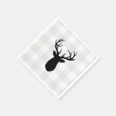 Buffalo Karo Deer Wilderness Kabine Serviette (Ecke)
