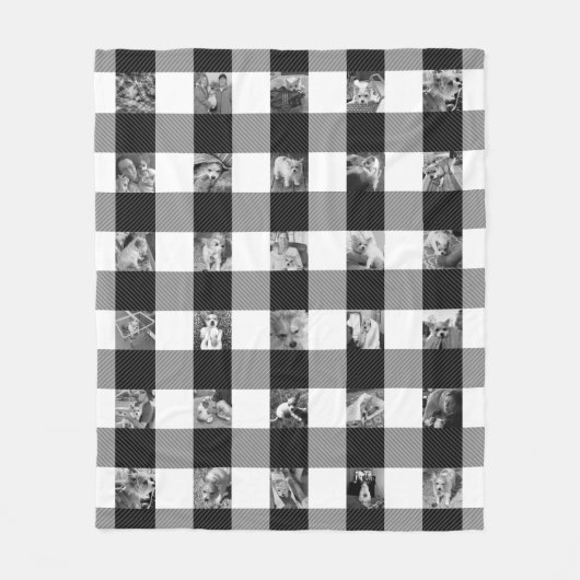 Buffalo Karo Foto Fleece Blanket (Vorderseite)