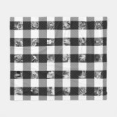 Buffalo Karo Foto Fleece Blanket (Vorderseite (Horizontal))