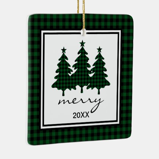 Buffalo Karo Foto Keramikornament (Rechts)