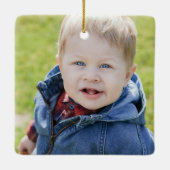 Buffalo Karo Foto Keramikornament (Rückseite)