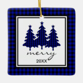 Buffalo Karo Foto Keramikornament (Vorderseite)