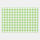 Buffalo Karo Gingham Muster Set Holiday Geschenkpapier Set (Vorderseite 2)