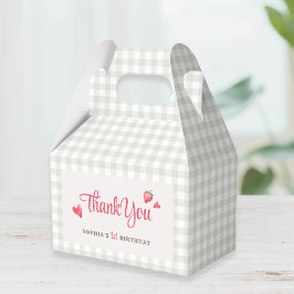 Buffalo Karo Girl's Berry First Birthday Party Geschenkschachtel