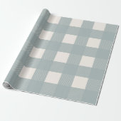 Buffalo Karo Gray Simple Stylish Trendy Geschenkpapier (Ungerollt)