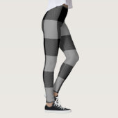 Buffalo Karo Grey and Black Squares Kariert Leggings (Rechts)