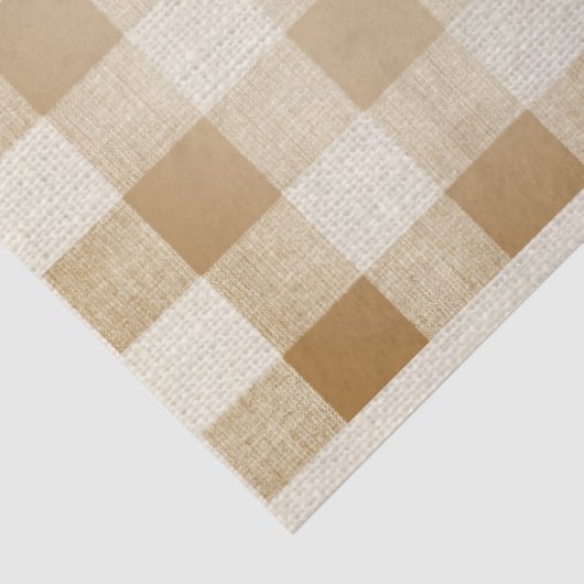 Buffalo Karo Grunge Decoupage Seidenpapier (Ausschnitt)