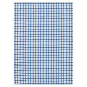 Buffalo-Karo in Blau und Weiß Tischdecke (Vorderseite)