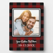 Buffalo Karo Kariert Fügen Sie Ihrem Foto eine ben Fotoplatte (Vorderseite)