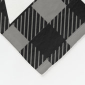 Buffalo Karo Kariert & Trete Mein erstes Weihnacht Fleecedecke (Ecke)