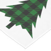 Buffalo Karo Kariertes Weihnachtsbaummuster Mittelgroßer Tischläufer (Ecke)
