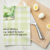Buffalo Karo Mint Julep Bar | Geschirrtuch (Viertel Falte)