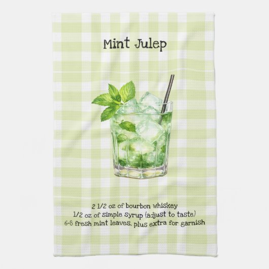 Buffalo Karo Mint Julep Bar | Geschirrtuch (Vertikal)