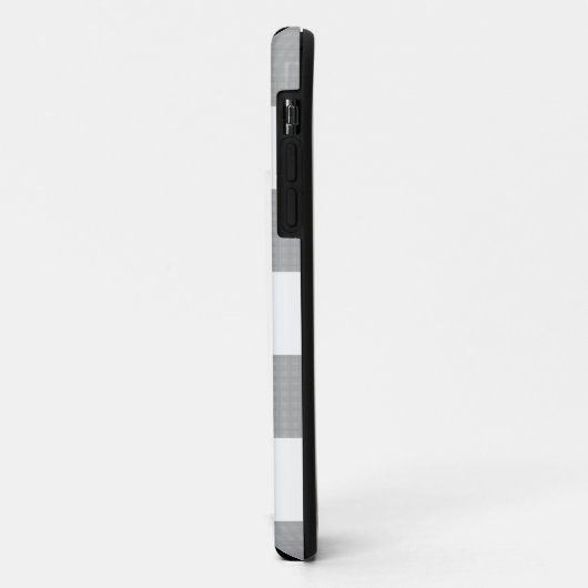 Buffalo-Karo mit Monogramm Case-Mate iPhone Hülle (Hinten/Links)