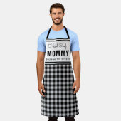 Buffalo Karo moderner Mama-Chef personalisiert Schürze (Getragen)