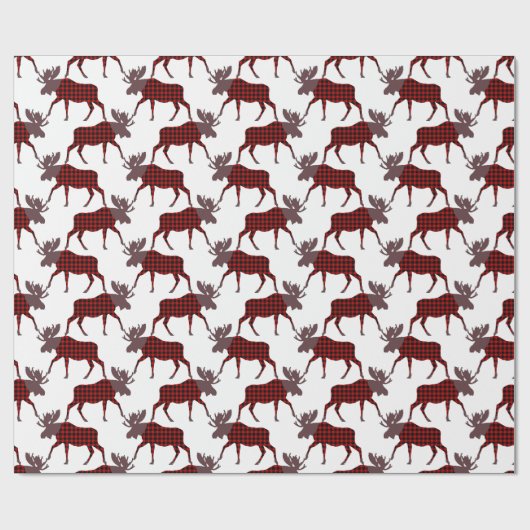 Buffalo Karo Moose Geschenkpapier (Flach)