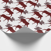 Buffalo Karo Moose Geschenkpapier (Ecke)